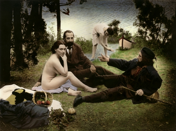 'Les dejeuner sur l'erbe'..libera reinterpretazione